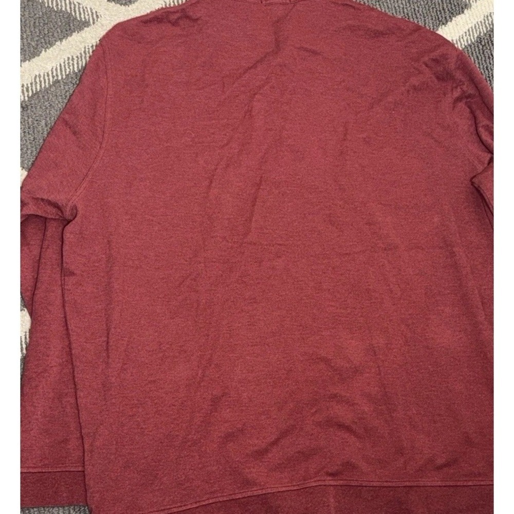 Peter Millar Red Maroon 1/4 Zip Mens 3XL Long Sleeve Performance Pull Over Golf - Picture 6 of 7